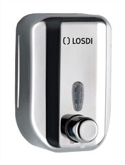 Дозатор жидкого мыла 700 мл LOSDI Inox Shine Blinder цена и информация | Набор акскссуаров для ванной | pigu.lt