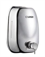 Skysto muilo dozatorius 1.7 l LOSDI Inox Shine Blinder kaina ir informacija | Vonios kambario aksesuarai | pigu.lt