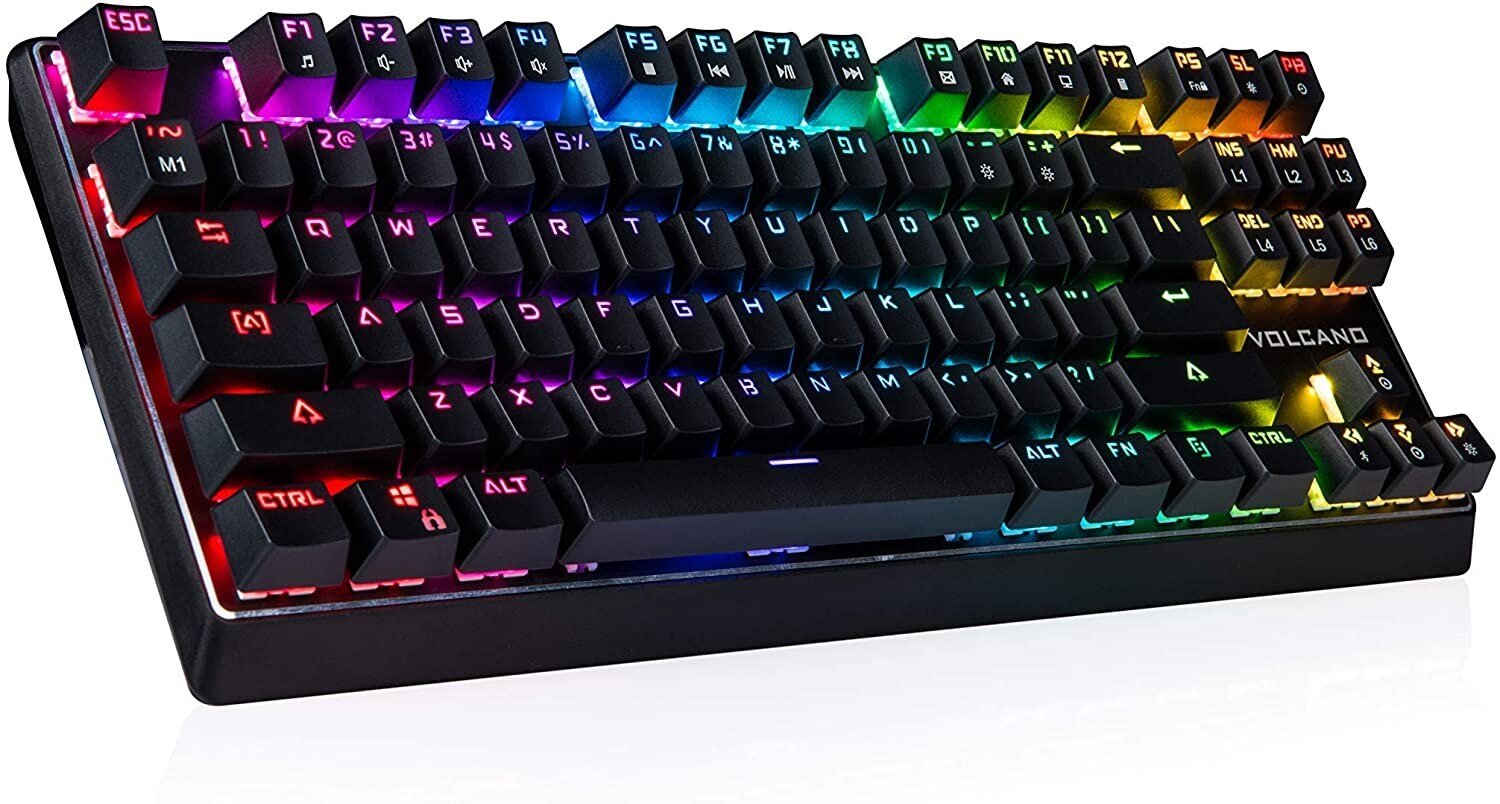 Modecom Volcano Lanparty RGB BTK-MC-LANPARTY-U-BT-RGB цена и информация | Klaviatūros | pigu.lt