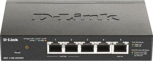 D-Link DGS-1100-05PDV2 цена и информация | Коммутаторы (Switch) | pigu.lt