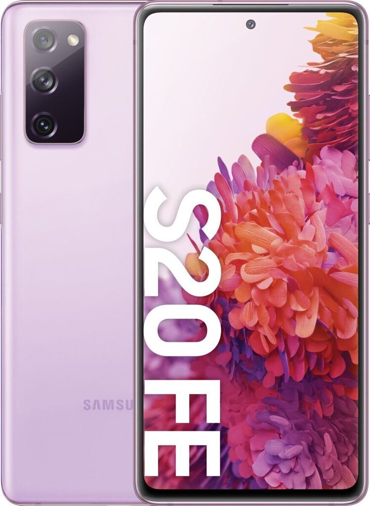 Samsung Galaxy S20 FE 5G, 256 GB, Dual SIM, Cloud Lavender kaina ir informacija | Mobilieji telefonai | pigu.lt