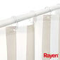 Dušo užuolaida Rayen, 180x200cm, balta/smėlinė kaina ir informacija | Vonios kambario aksesuarai | pigu.lt