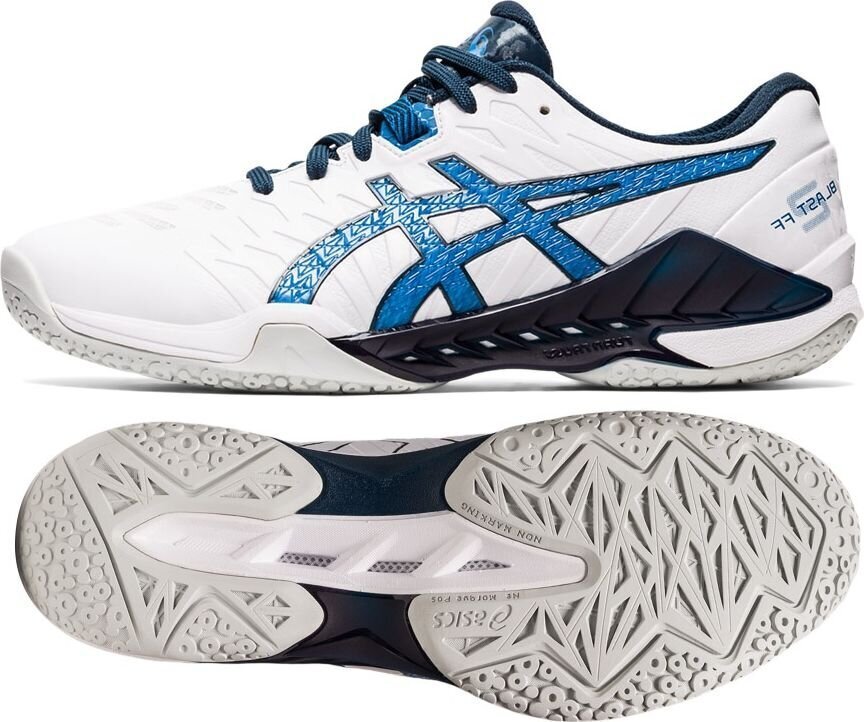 Sportiniai bateliai vyrams Asics Blast FF 2 1071A044 101, 44 1/2, balti kaina ir informacija | Kedai vyrams | pigu.lt