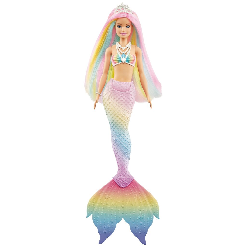 Lėlė Barbie spalvas keičianti undinė, GTF89 цена и информация | Žaislai mergaitėms | pigu.lt