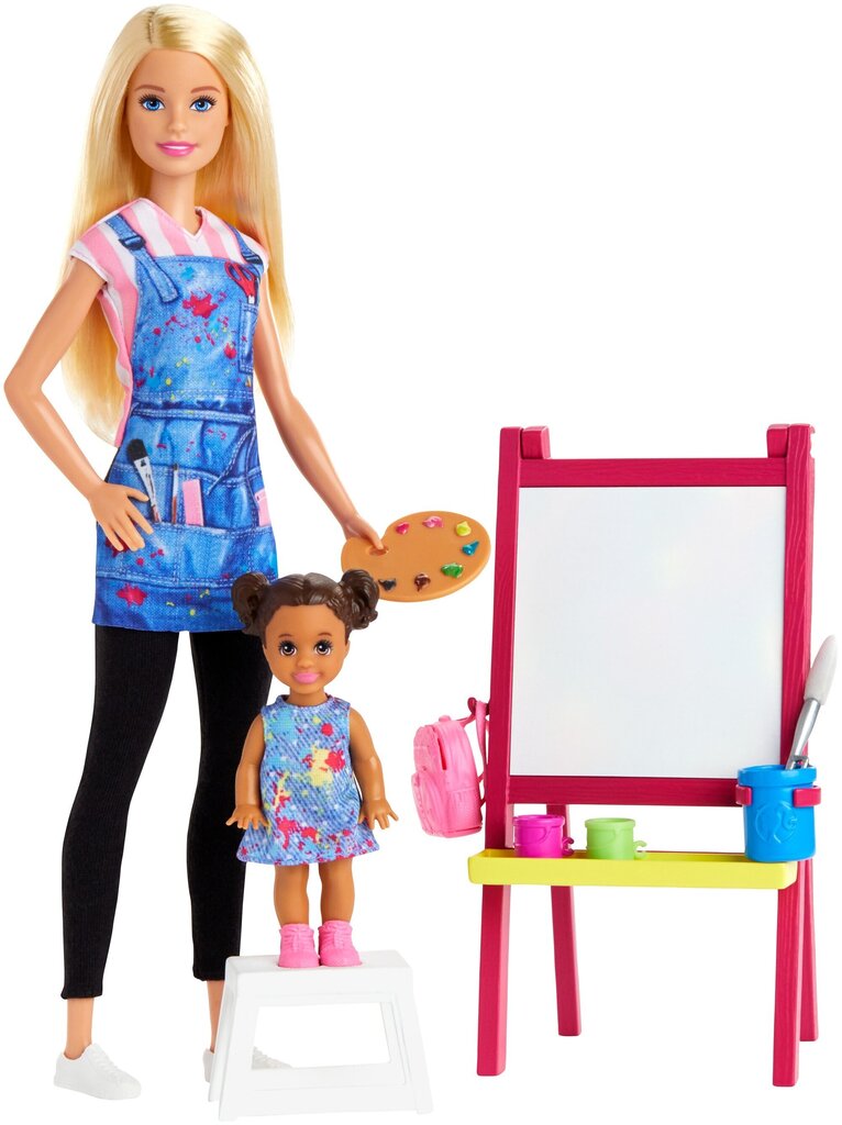 Lėlė Barbie dailės mokytoja, GJM29 kaina ir informacija | Žaislai mergaitėms | pigu.lt