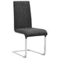 Gembinės valgomojo kėdės, 2vnt., 43x99 cm., juoda kaina ir informacija | Virtuvės ir valgomojo kėdės | pigu.lt