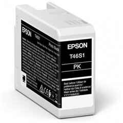 epson оригинальные чернила c13t46s100, фото черный, epson surecolor p706,sc-p700 цена и информация | Картриджи для струйных принтеров | pigu.lt