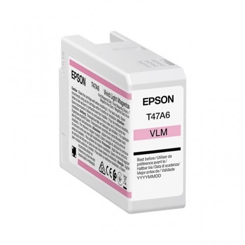 EPSON Singlepack Vivid Light Magenta T47A6 UltraChrome Pro 10 ink 50ml (C13T47A600), rožinė (Light Magenta) kaina ir informacija | Kasetės rašaliniams spausdintuvams | pigu.lt