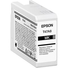 EPSON Singlepack Matte Black T47A8 UltraChrome Pro 10 ink 50ml (C13T47A800), juoda kaina ir informacija | Kasetės rašaliniams spausdintuvams | pigu.lt