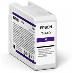 EPSON Singlepack Violet T47AD UltraChrome Pro 10 ink 50ml (C13T47AD00), violetinė kaina ir informacija | Kasetės rašaliniams spausdintuvams | pigu.lt