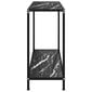 Konsolinis staliukas, 100x35x75 cm, grūdintas stiklas, цена и информация | Stalai-konsolės | pigu.lt