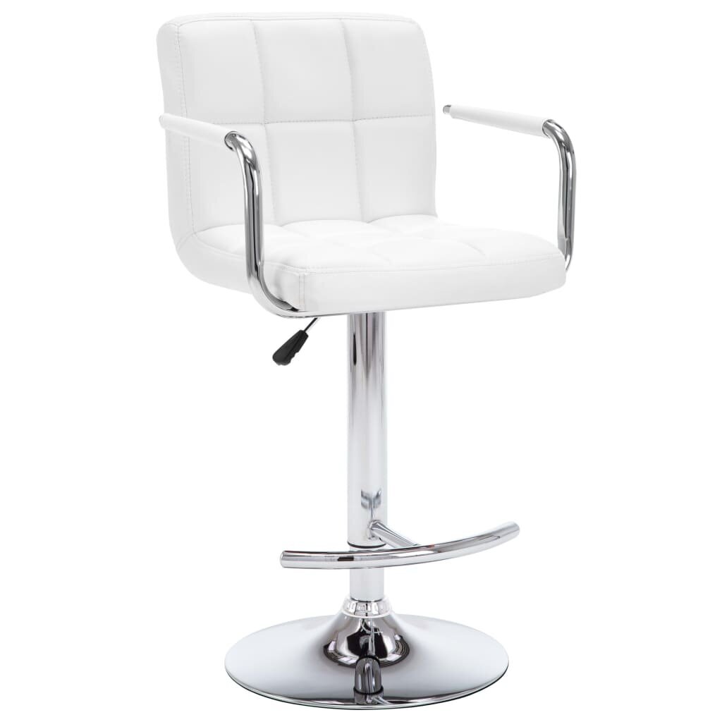Baro kėdės, 2vnt., balta kaina ir informacija | Virtuvės ir valgomojo kėdės | pigu.lt