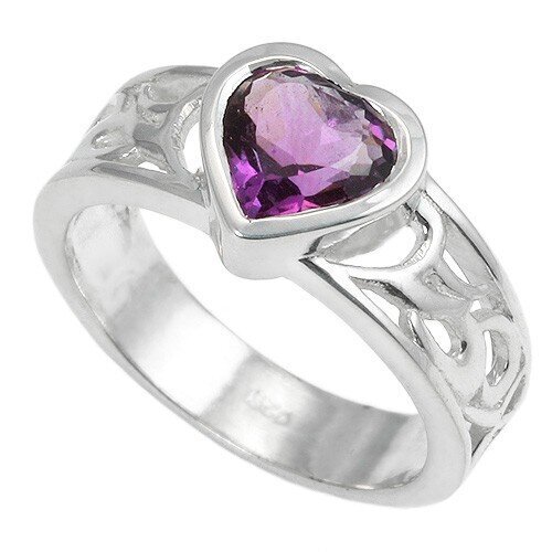 Sidabrinis žiedas moterims Ametrin ah50621 kaina ir informacija | Žiedai | pigu.lt