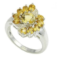 Sidabrinis žiedas moterims Ametrin ah50833 kaina ir informacija | Žiedai | pigu.lt