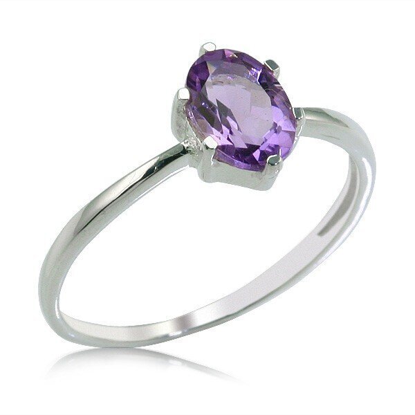 Sidabrinis žiedas moterims Ametrin ah50321 цена и информация | Žiedai | pigu.lt