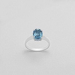 Красивое серебряное (925) кольцо, код e53519 цена и информация | Кольца | pigu.lt