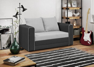 Sofa Bellezza Beta, pilka/juoda kaina ir informacija | Sofos | pigu.lt