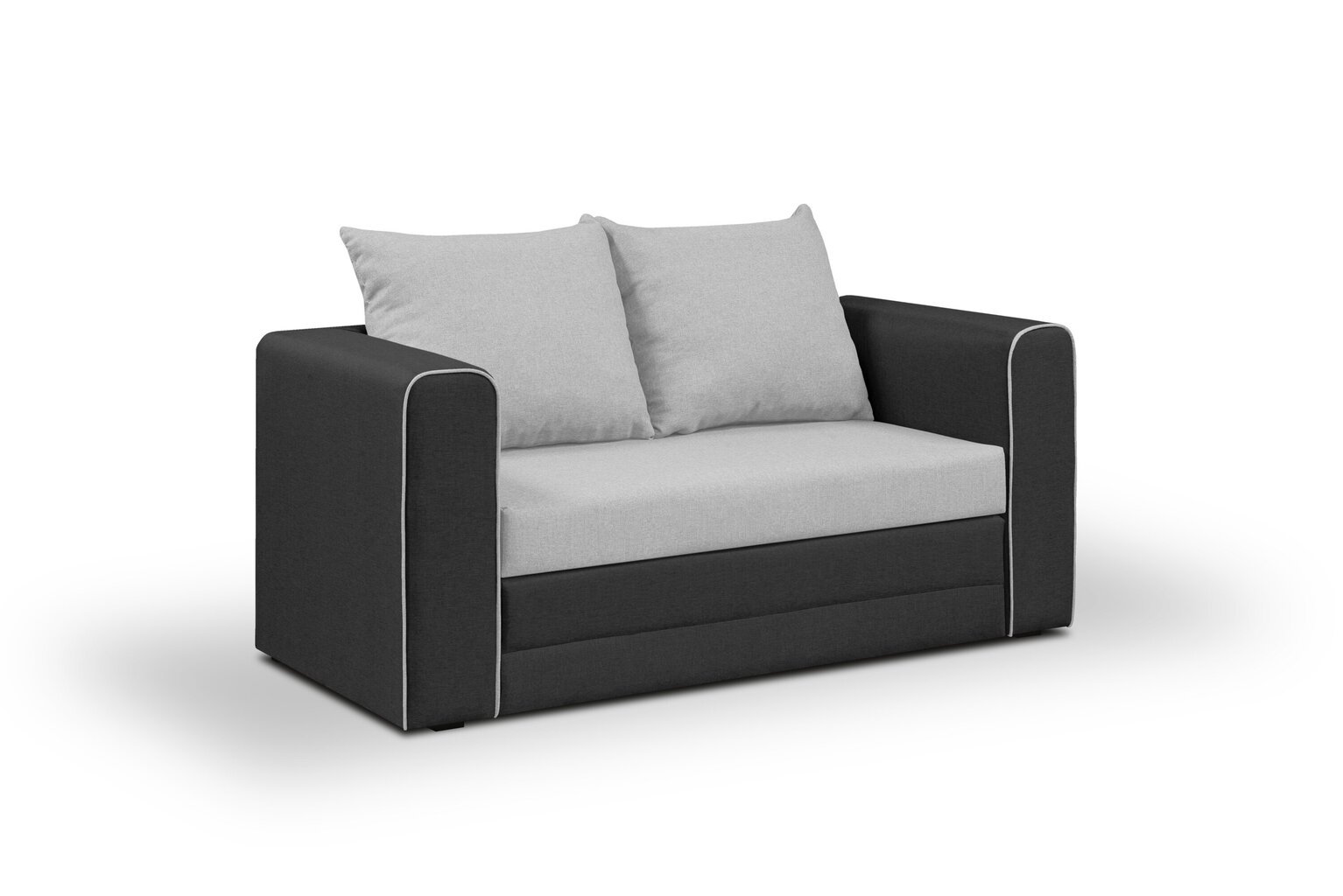 Sofa Bellezza Beta, pilka/juoda kaina ir informacija | Sofos | pigu.lt