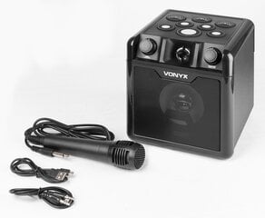 Караоке-набор Vonyx SBS50B-DRUM с пэдами ударных, черный  цена и информация | Аудиоколонки | pigu.lt