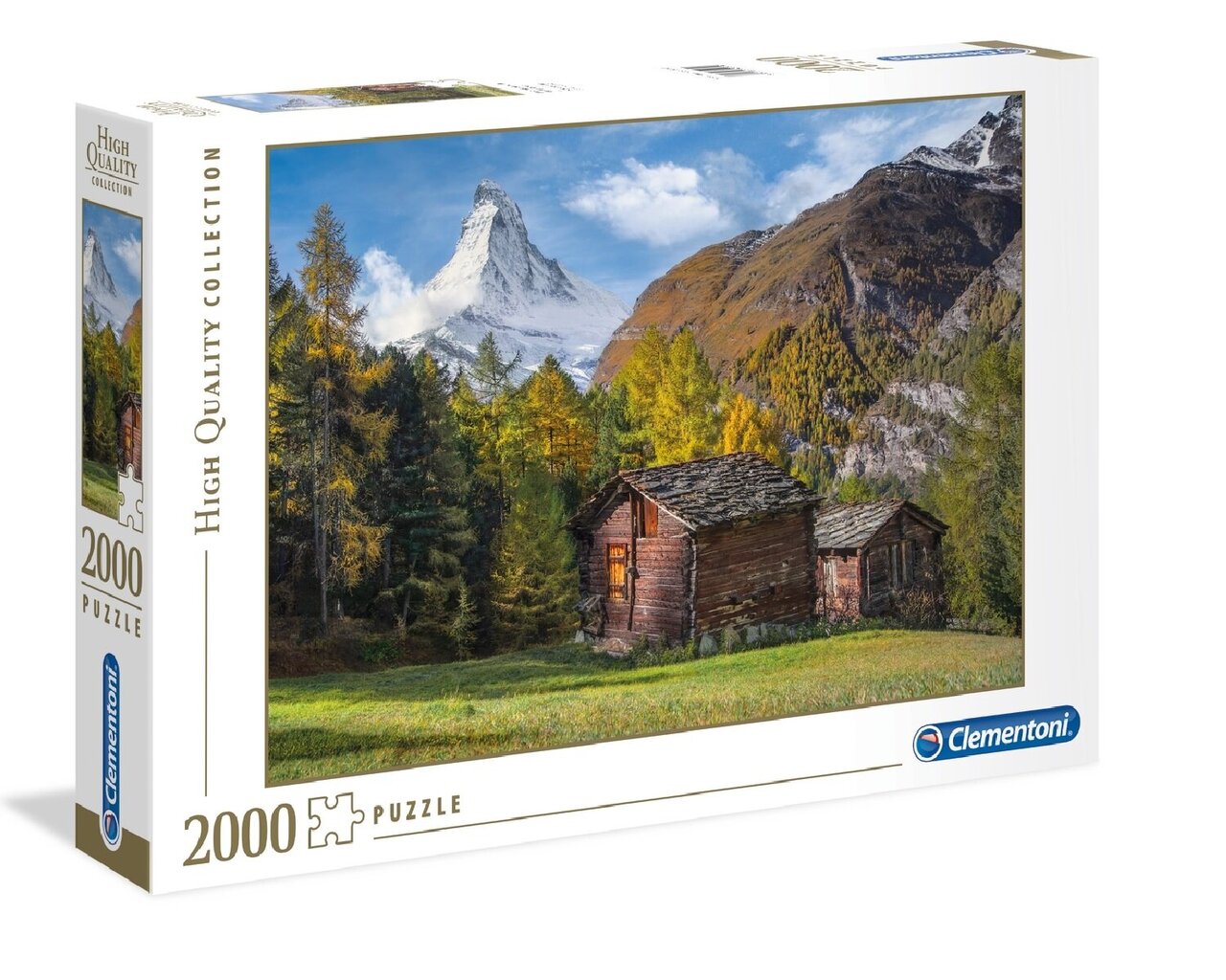 Dėlionė su kalnais Clementoni Fascination With Matterhorn, 32561, 2000 d. kaina ir informacija | Dėlionės (puzzle) | pigu.lt