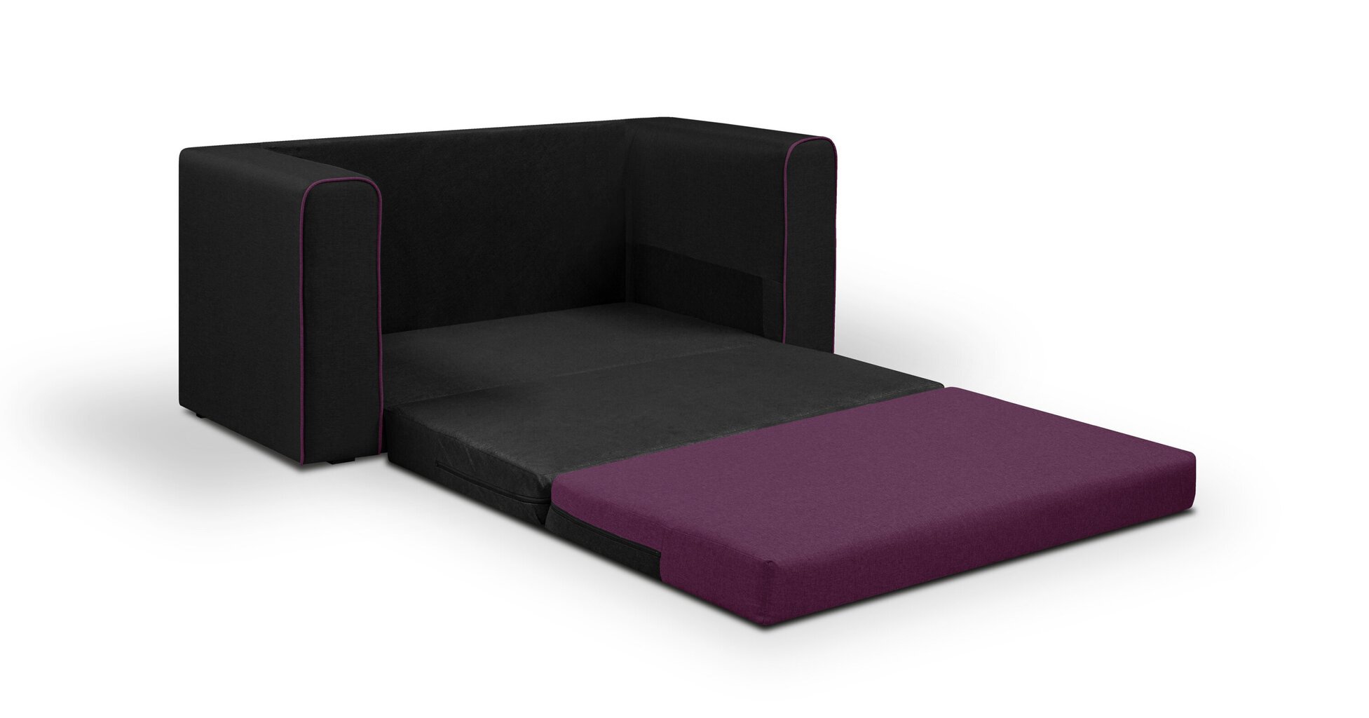 Sofa Bellezza Beta, juoda/violetinė kaina ir informacija | Sofos | pigu.lt