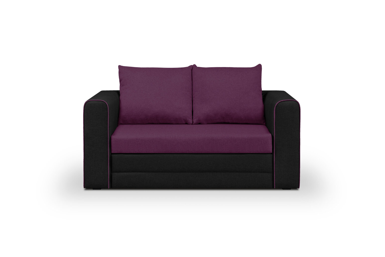 Sofa Bellezza Beta, juoda/violetinė kaina ir informacija | Sofos | pigu.lt