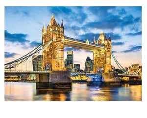 Dėlionė Clementoni su tiltu Tower Bridge at Dusk, 32563, 2000 d. kaina ir informacija | Dėlionės (puzzle) | pigu.lt