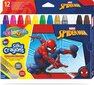 Išsukamos šilkinės kreidelės Colorino Marvel Spider-Man, 3 in 1, 12 spalvų kaina ir informacija | Piešimo, tapybos, lipdymo reikmenys | pigu.lt