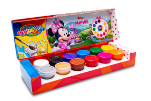 Guašas Colorino Disney Junior Minnie, 12 spalvų, 20 ml (sidarbinė ir auksinė spalvos) kaina ir informacija | Piešimo, tapybos, lipdymo reikmenys | pigu.lt