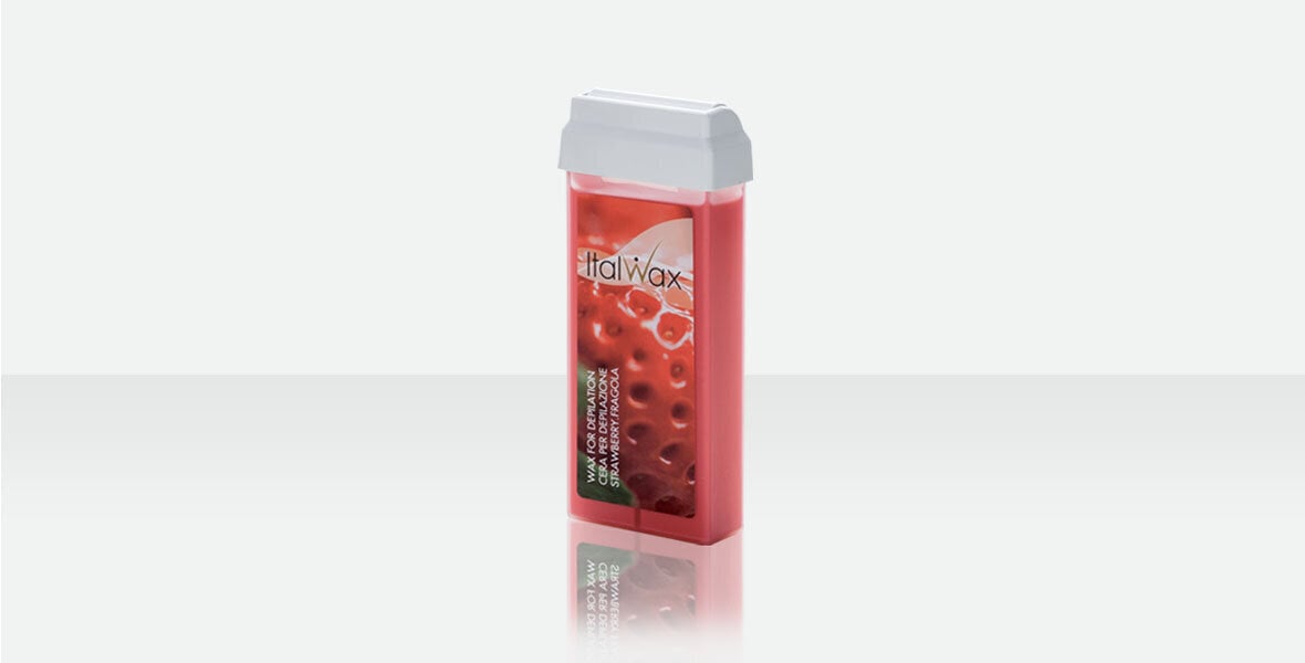 Depiliacinis vaškas Italwax Strawberry, 100 ml kaina ir informacija | Depiliacijos priemonės | pigu.lt