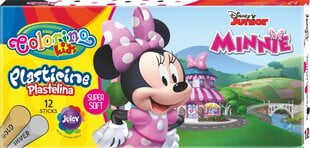 Пластилин Colorino Disney Junior Minnie, 12 цветов (серебряный и золотой цвета) цена и информация | Принадлежности для рисования, лепки | pigu.lt