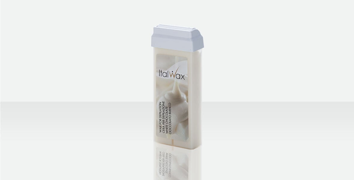 Kasetinis vaskas Italwax White chocolate, 100 ml kaina ir informacija | Depiliacijos priemonės | pigu.lt