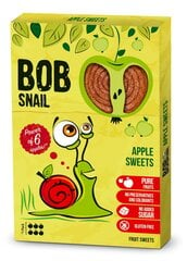 Natūralių vaisių ritinėliai Bob Snail, obuolių sk., 60 g цена и информация | Сладости | pigu.lt