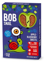 Natūralių vaisių ritinėliai Bob Snail, obuolių - mėlynių sk., 60 g цена и информация | Сладости | pigu.lt
