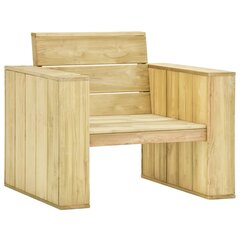 Уличные стулья, 2 шт., 89x76x76 см, коричневые цена и информация | Садовые стулья, кресла, пуфы | pigu.lt