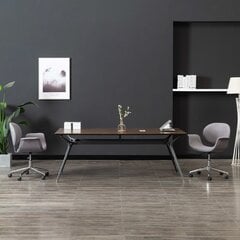 Вращающийся обеденный стул, серый цена и информация | Стулья для кухни и столовой | pigu.lt