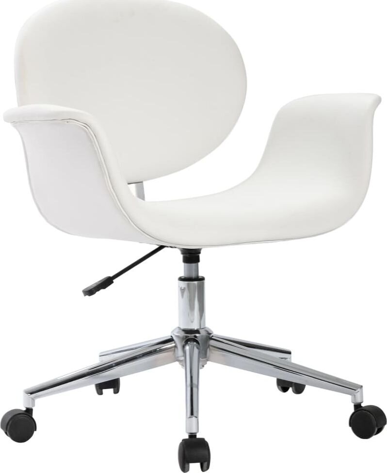 Pasukama valgomojo kėdė, baltos spalvos kaina ir informacija | Virtuvės ir valgomojo kėdės | pigu.lt