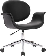 Pasukama valgomojo kėdė, juodos spalvos kaina ir informacija | Virtuvės ir valgomojo kėdės | pigu.lt