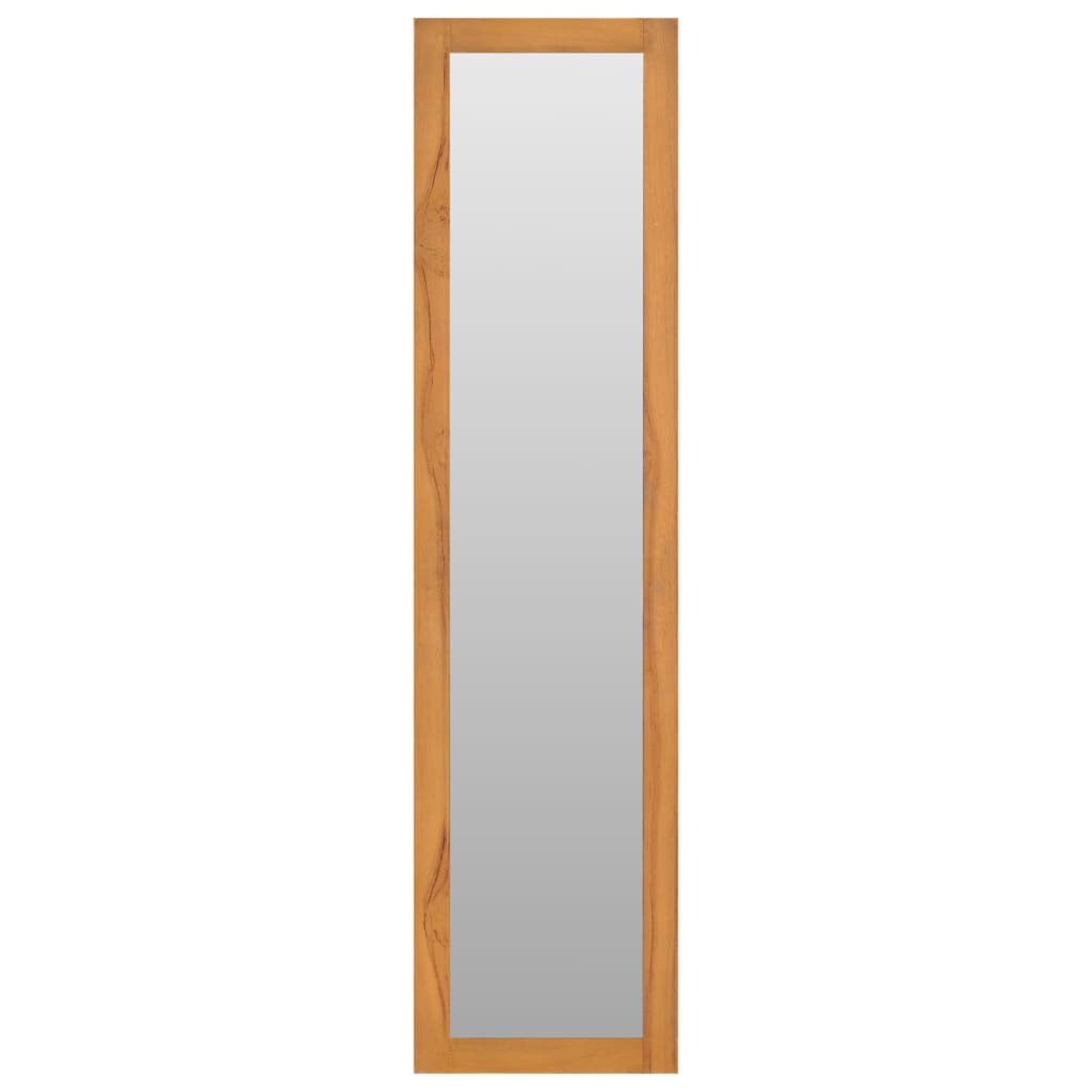 Sieninis veidrodis su lentynomis, 30x30x120cm, tikmedis цена и информация | Veidrodžiai | pigu.lt