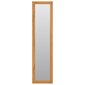 Sieninis veidrodis su lentynomis, 30x30x120cm, tikmedis kaina ir informacija | Veidrodžiai | pigu.lt