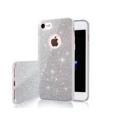 Glitter 3in1 case, skirtas IPhone 12 Mini, sidabrinis kaina ir informacija | Telefono dėklai | pigu.lt