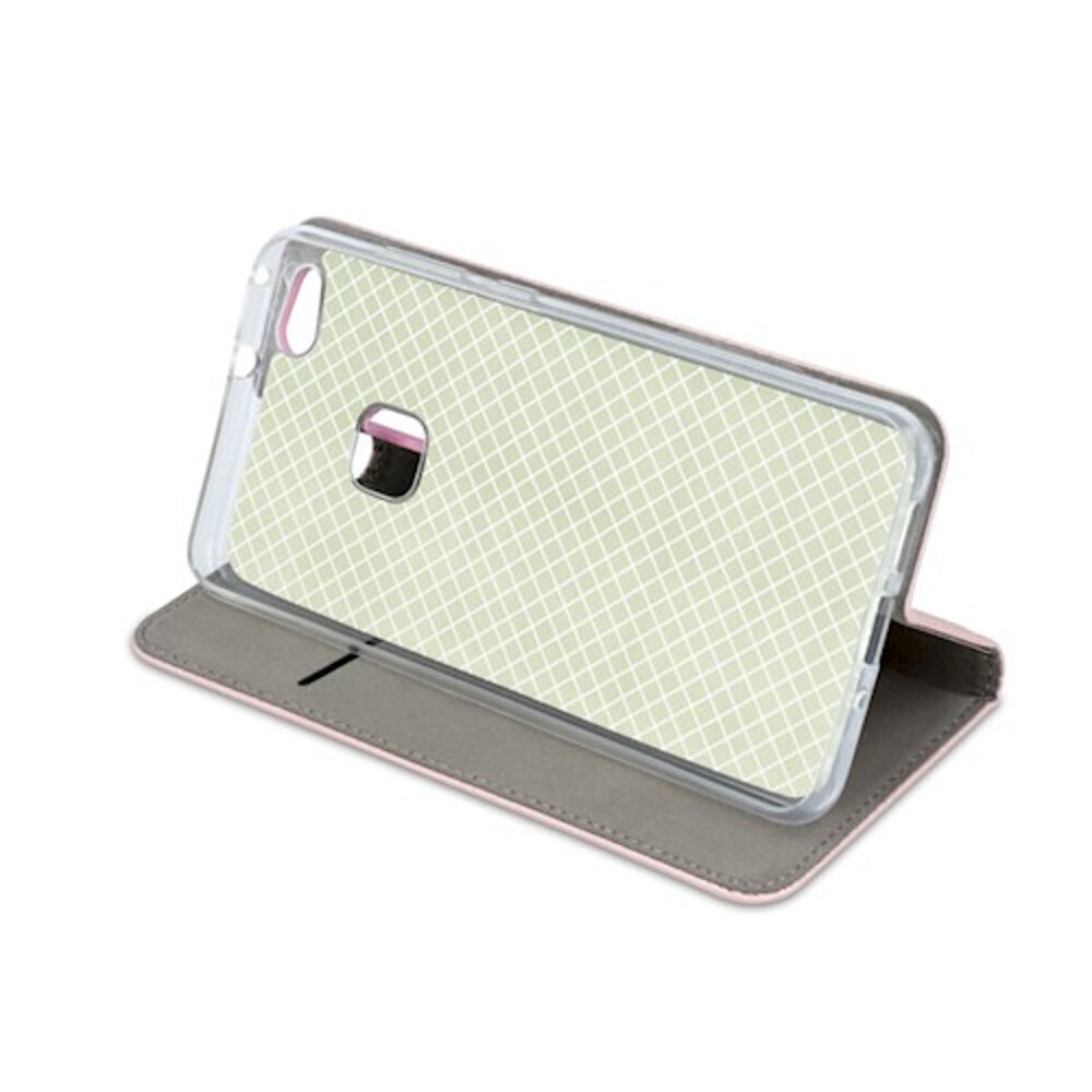 Telefono dėklas Smart Magnet case, skirtas Samsung A12, rožinis auksas цена и информация | Telefono dėklai | pigu.lt