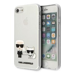 Блестящий чехол Karl Lagerfeld для iPhone 7/8 Plus, прозрачный KLHCI8LCKTR  цена и информация | Чехлы для телефонов | pigu.lt