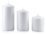 Žvakė Classic Candles White S, 10 cm