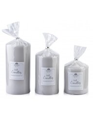 Žvakė Classic Candles Grey L, 18 cm kaina ir informacija | Žvakės, Žvakidės | pigu.lt