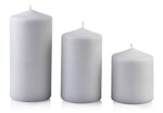 Žvakė Classic Candles Grey L, 18 cm