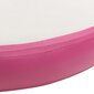 Gimnastikos kilimėlis su pompa, rožinis, 100x100x10cm, PVC kaina ir informacija | Kilimėliai sportui | pigu.lt