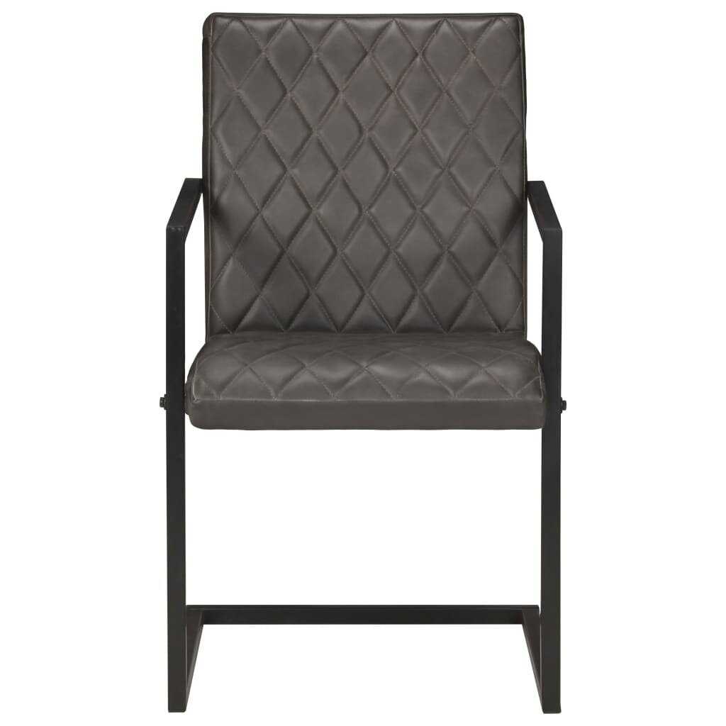 Gembinės valgomojo kėdės, 4vnt., pilkos spalvos kaina ir informacija | Virtuvės ir valgomojo kėdės | pigu.lt