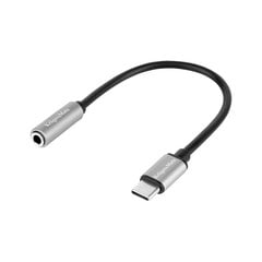 Kruger & Matz USB-C нa 3.5 mm Аудио Адаптер для Телефонов 17,5 cm Серебряный цена и информация | Адаптеры, USB-разветвители | pigu.lt