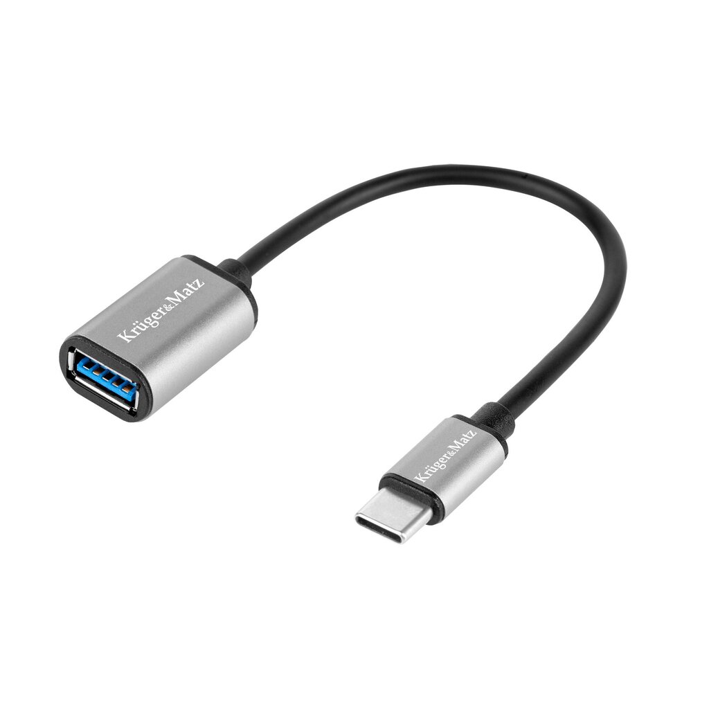 Kruger&amp;Matz Basic adapteris USB 3.0 - USB-C 16.5cm цена и информация | Adapteriai, USB šakotuvai | pigu.lt
